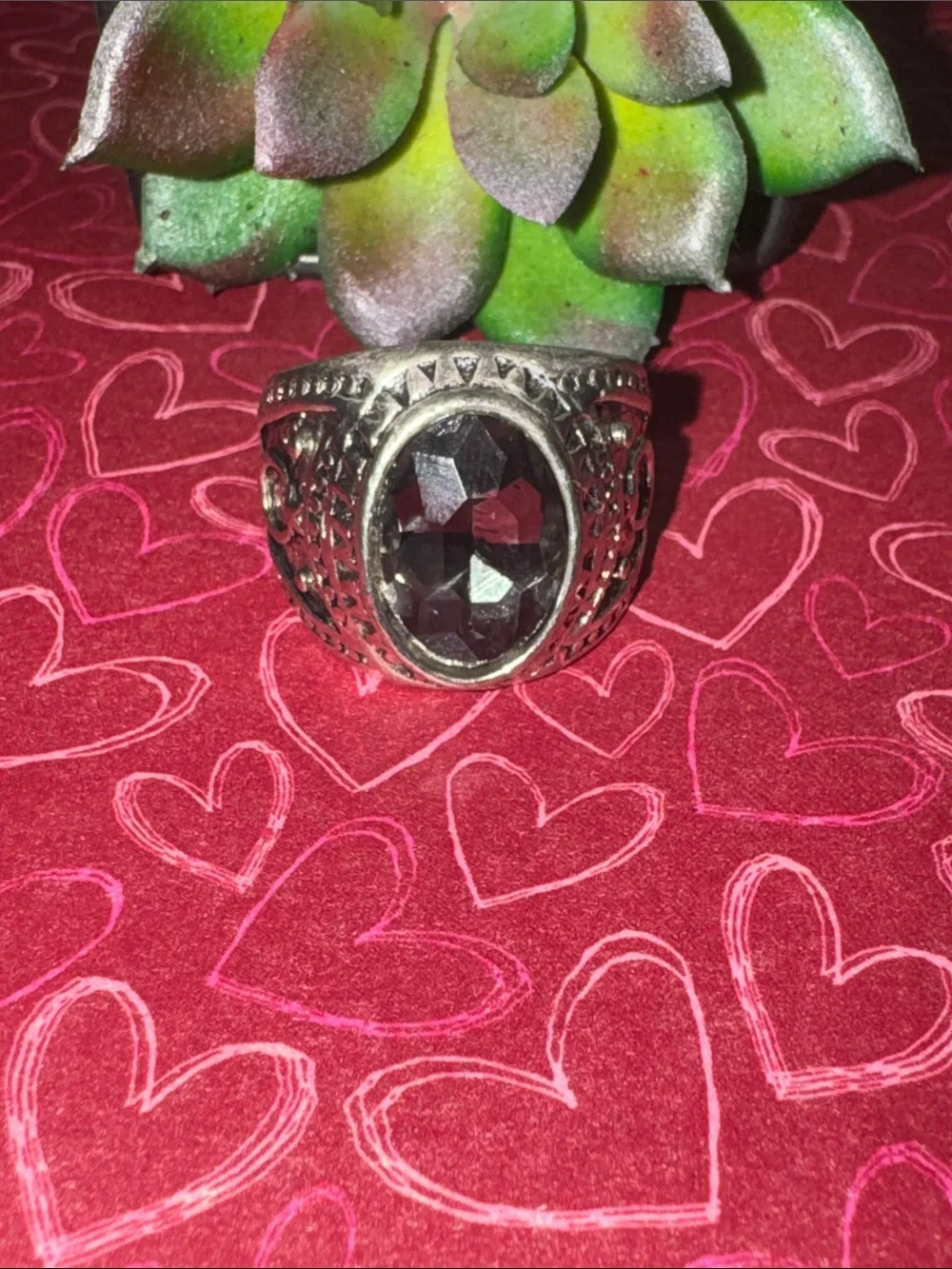 Silver Grey Ring